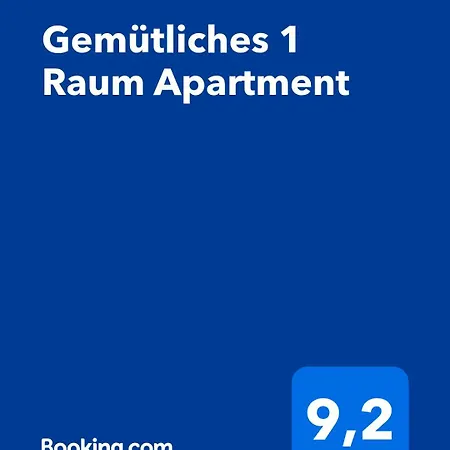 Apartamento Gemuetliches 1 Raum